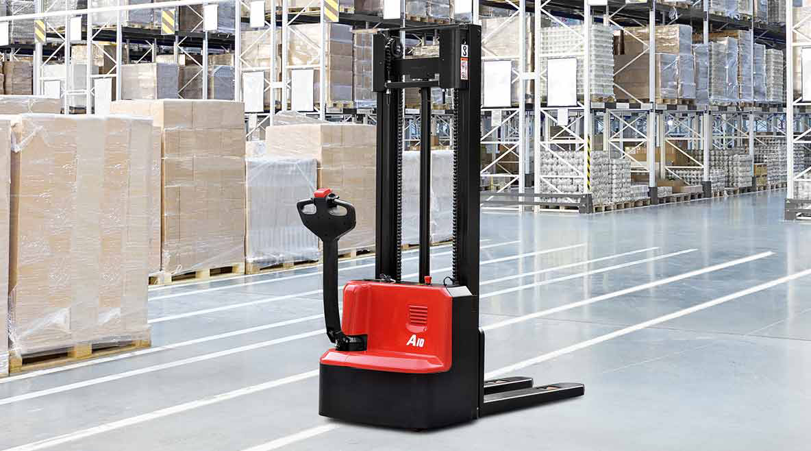xe-nang-tay-dien-mini-hangcha Xe nâng tay điện mini 1 tấn tay cao thương hiệu Hangcha