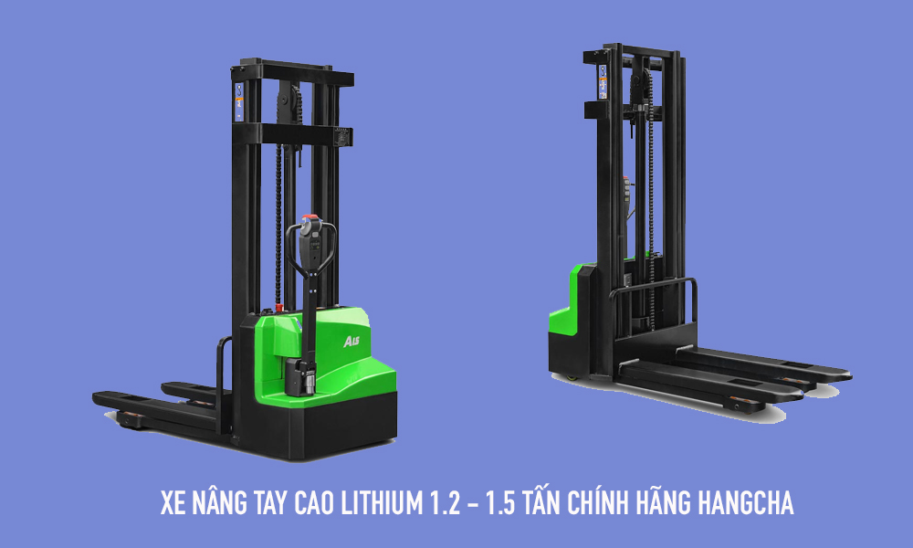 Xe nâng tay cao Lithium A2MA 1.2 - 1.5 tấn 10 Xe nâng tay cao Lithium 1.2-1.5 tấn chính hãng Hangcha