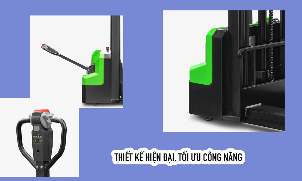 Xe nâng tay cao Lithium A2MA 1.2 - 1.5 tấn 11 Xe nâng tay cao Lithium A2MA 1.2-1.5 tấn sở hữu thiết kế ấn tượng