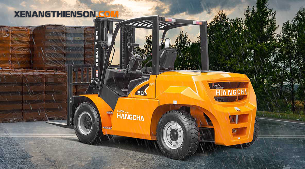Xe nâng điện 6 tấn 6 Xe nâng điện 6 tấn Hangcha