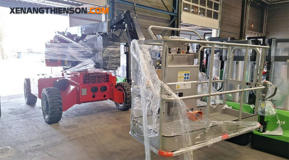 Xe nâng người HZ160H Hangcha 9 Hình ảnh thực tế xe nâng người HZ160H Hangcha