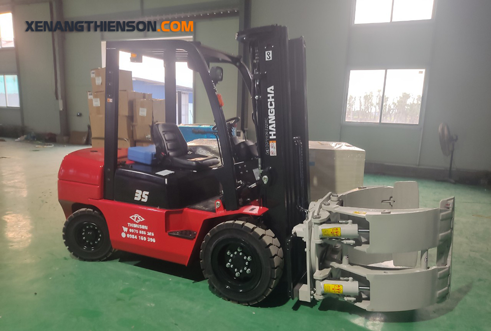 Xe nâng kẹp giấy 10 Xe nâng kẹp giấy Hangcha có nhiều ưu điểm