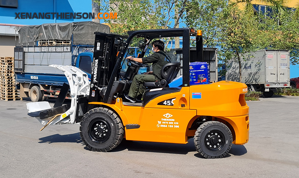 Xe nâng kẹp giấy 8 Xe nâng kẹp giấy Hangcha