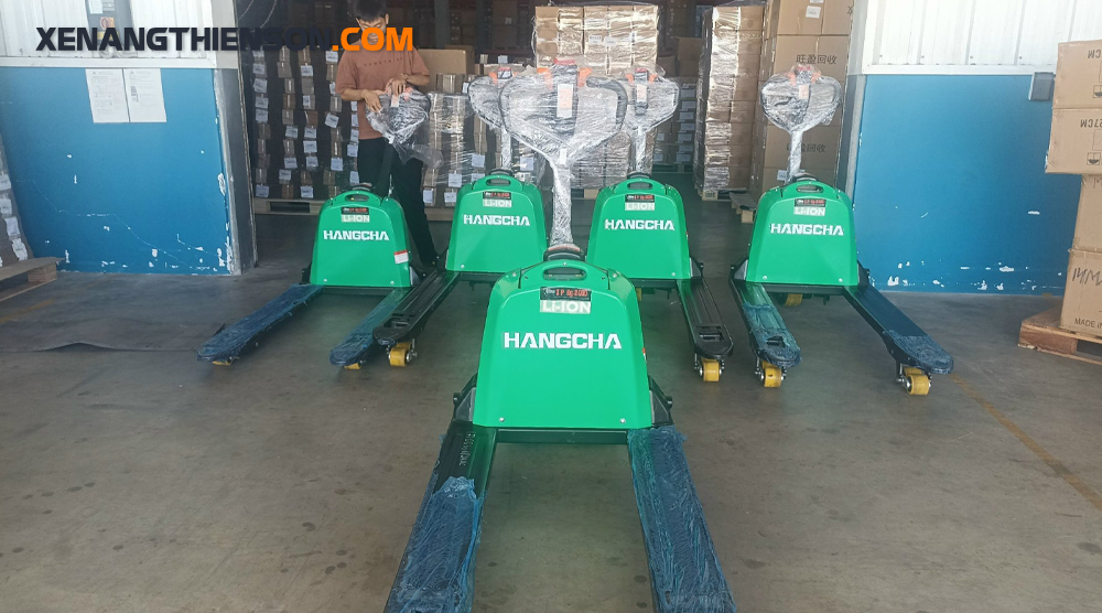 Xe nâng tay 2 tấn - 2.5 tấn Hangcha 9 Xe nâng tay 2.5 tấn điện Hangcha JH